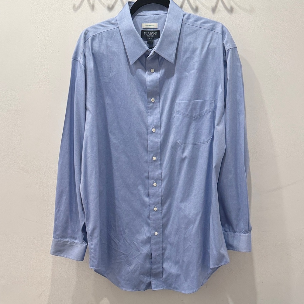 JoS A Bank Light Blue Dress Shirt